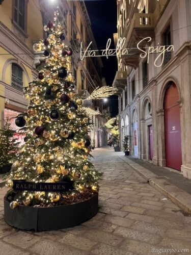 ミラノのクリスマスツリー　2023年